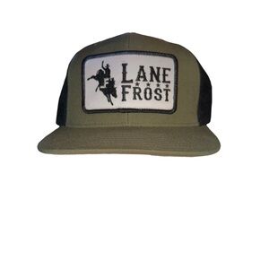 Lane Frost Olive and Black Trucker Hat